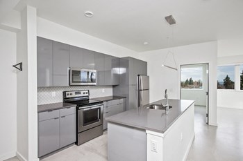 The Bridgetown Apartments Kitchen Island